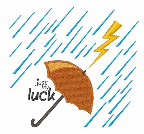 Just My Luck Machine Embroidery Design