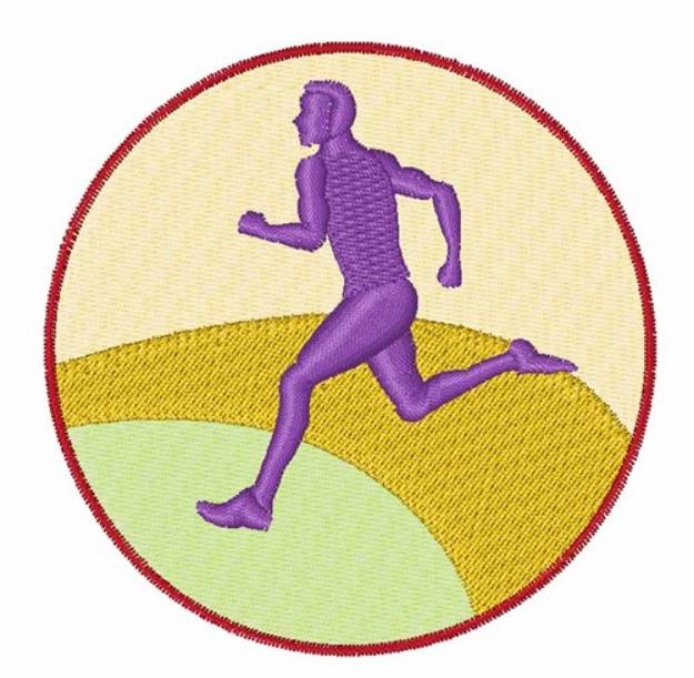 Picture of Runner Circle Machine Embroidery Design