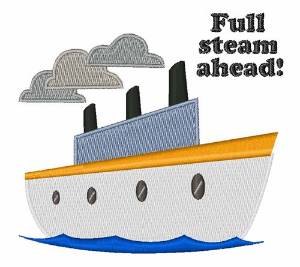 Picture of Full Steam Ahead Machine Embroidery Design