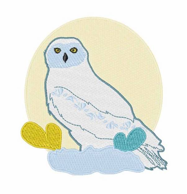 Picture of Owl Bird Machine Embroidery Design