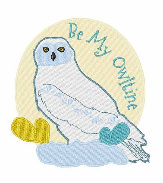 Picture of Be My Owltine Machine Embroidery Design