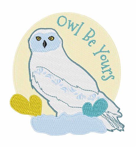 Owl Be Yours Machine Embroidery Design