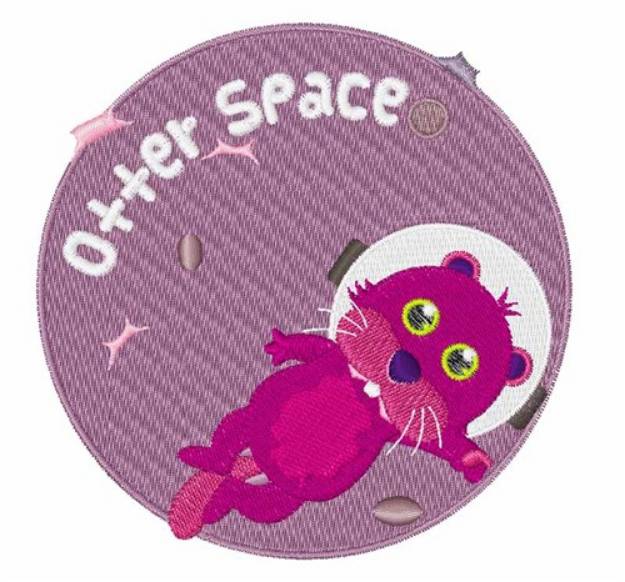 Picture of Otter Space Machine Embroidery Design