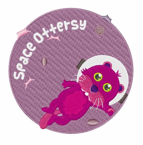 Space Ottersy Machine Embroidery Design