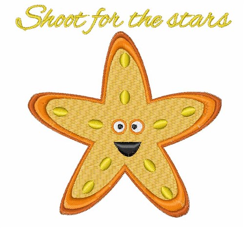 Shoot for Stars Machine Embroidery Design
