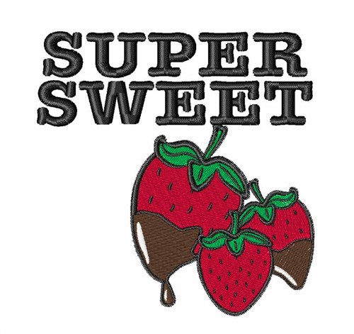 Super Sweet Machine Embroidery Design