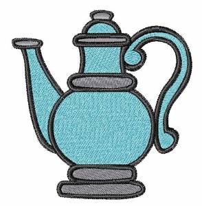 Picture of Tea Pot Machine Embroidery Design