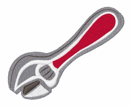 Wrench Tool Machine Embroidery Design