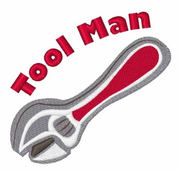 Picture of Tool Man Machine Embroidery Design