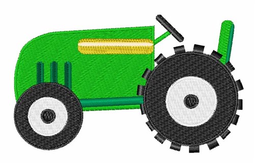 Farming Tractor Machine Embroidery Design
