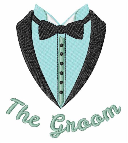 The Groom Machine Embroidery Design