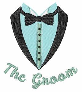 Picture of The Groom Machine Embroidery Design