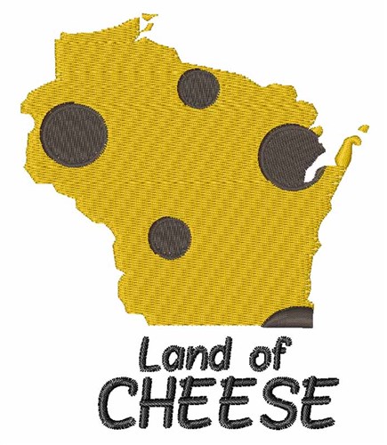 Land of Cheese Machine Embroidery Design