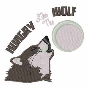 Picture of Hungry Like the Wolf Machine Embroidery Design