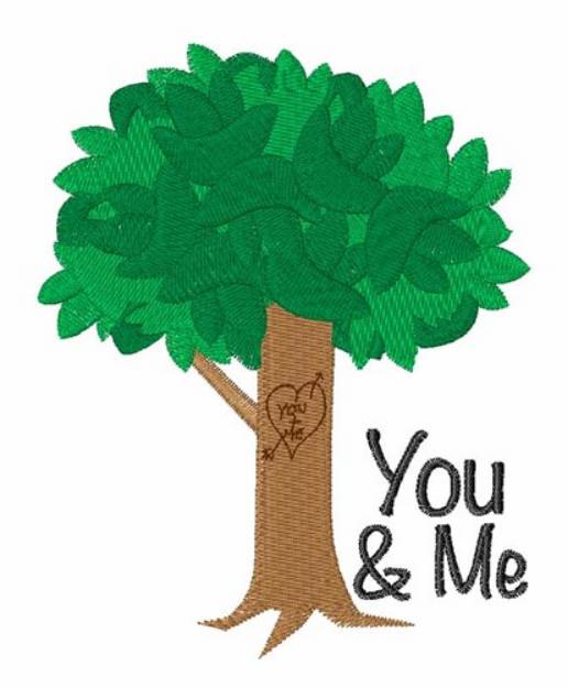 Picture of You & Me Machine Embroidery Design