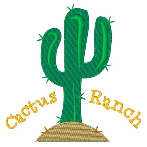 Cactus Ranch Machine Embroidery Design