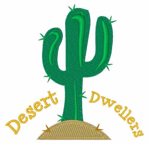 Desert Dwellers Machine Embroidery Design