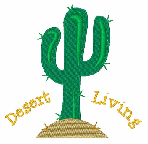 Desert Living Machine Embroidery Design