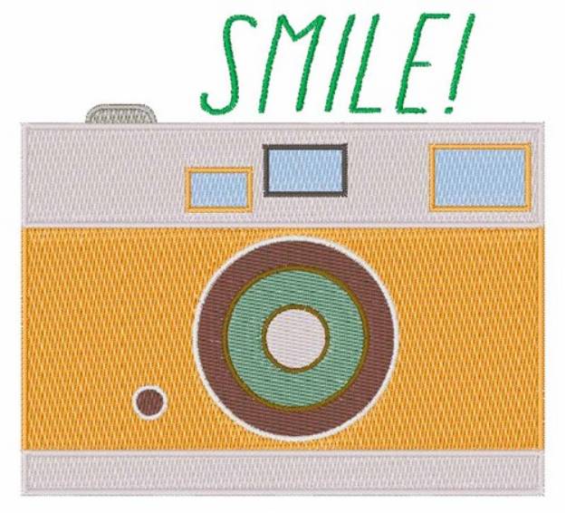 Picture of Smile Camera Machine Embroidery Design