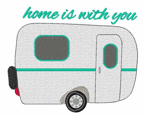 Home With You Machine Embroidery Design