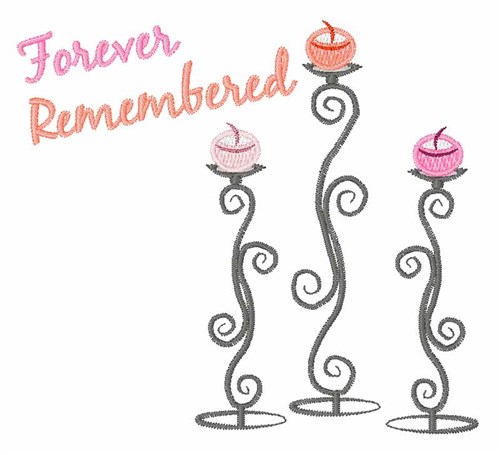 Forever Remembered Machine Embroidery Design