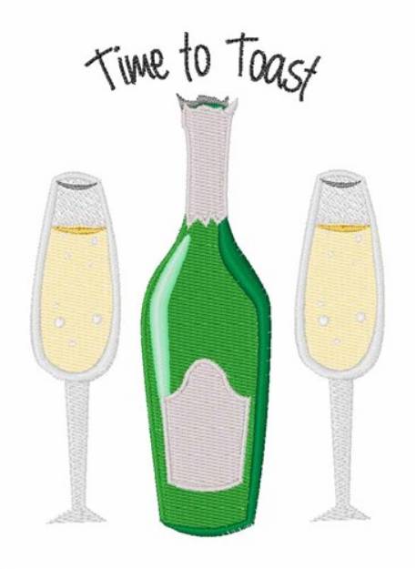 Picture of Time to Toast Machine Embroidery Design