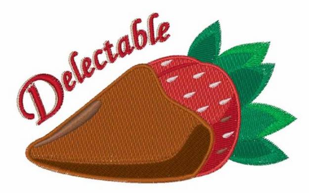 Picture of Delectable Strawberry Machine Embroidery Design