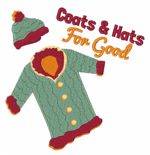 Coats & Hats Machine Embroidery Design