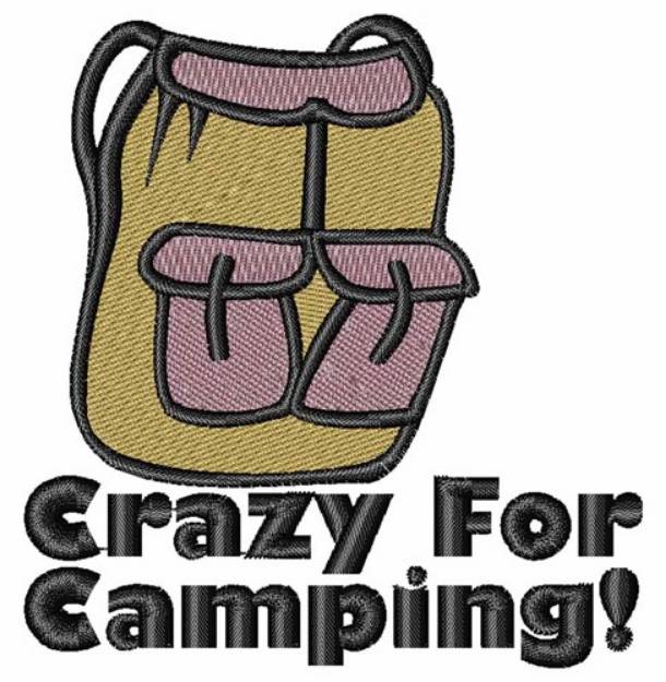 Picture of Crazy Camping Machine Embroidery Design