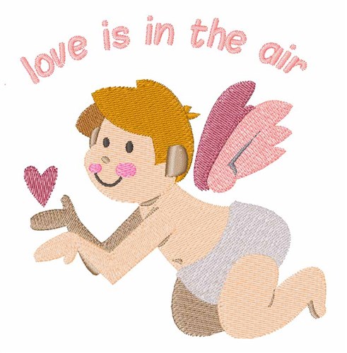 Love in Air Machine Embroidery Design