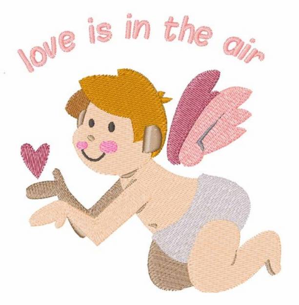 Picture of Love in Air Machine Embroidery Design