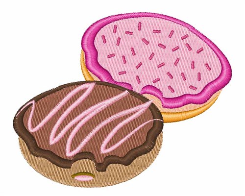 Pastry Donuts Machine Embroidery Design