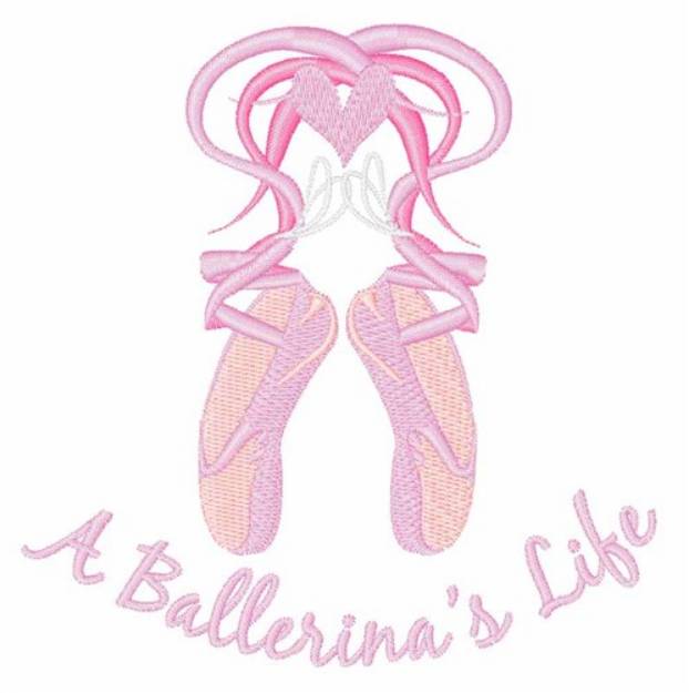 Picture of Ballerinas Life Machine Embroidery Design