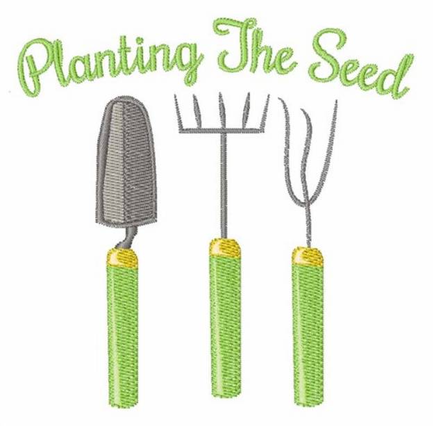 Picture of Planting the Seed Machine Embroidery Design