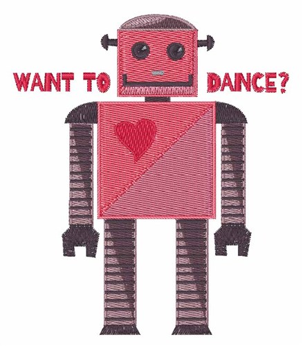 Want to Dance Machine Embroidery Design