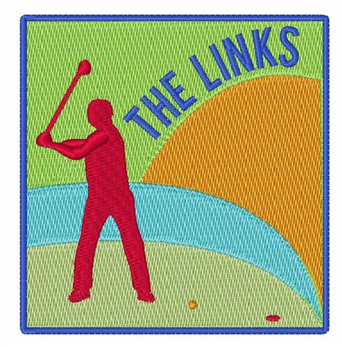 The Links Machine Embroidery Design