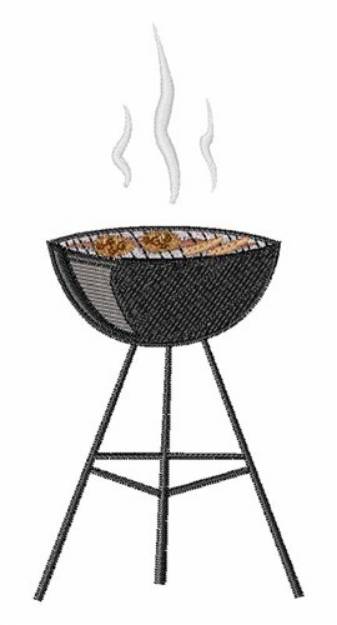 Picture of BBQ Grill Machine Embroidery Design