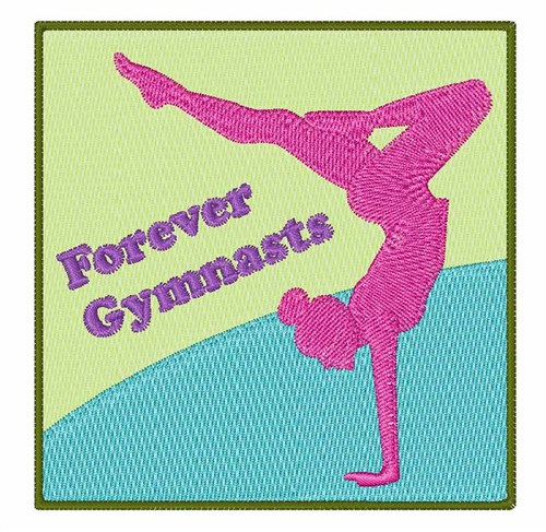 Forever Gymnasts Machine Embroidery Design