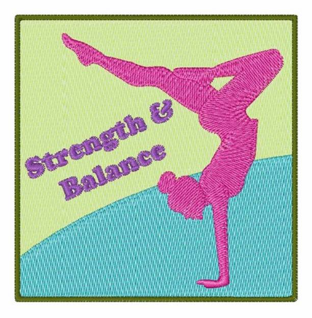 Picture of Strength & Balance Machine Embroidery Design
