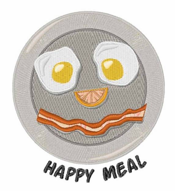 Picture of Happy Meal Machine Embroidery Design