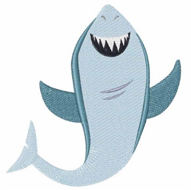 Picture of Shark Fish Machine Embroidery Design