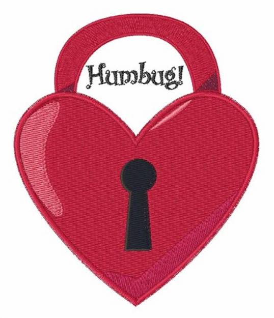 Picture of Humbug Heart Machine Embroidery Design