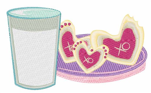 Cookie Hearts Machine Embroidery Design