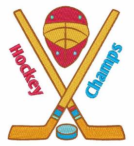 Picture of Hockey Champs Machine Embroidery Design