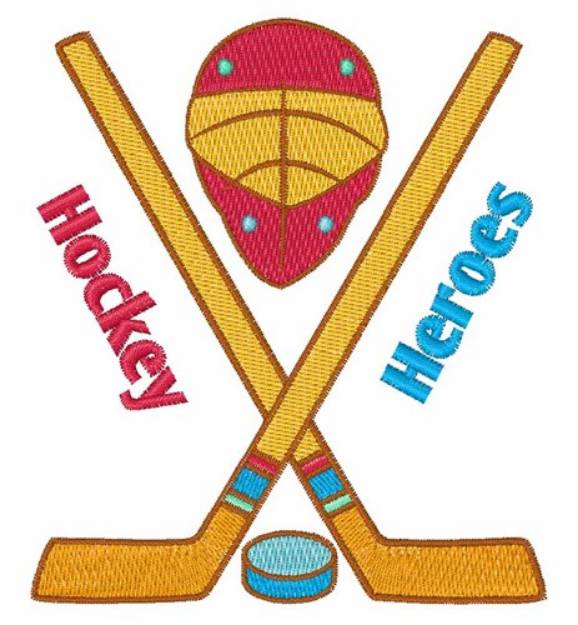 Picture of Hockey Heroes Machine Embroidery Design