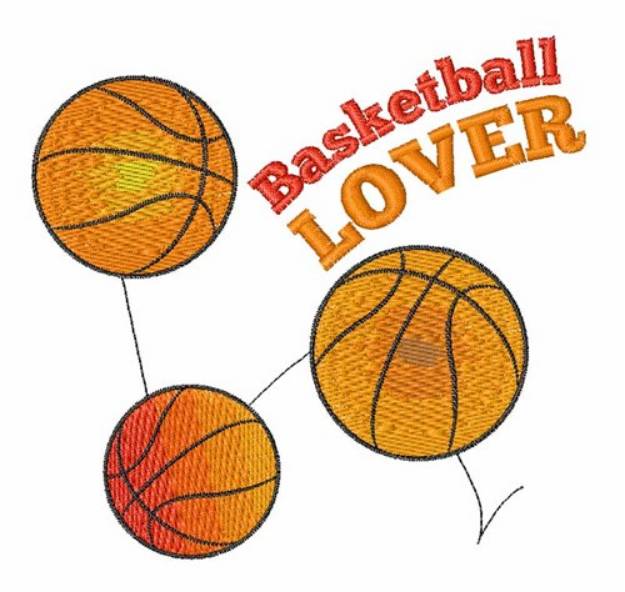 Picture of Basketball Lover Machine Embroidery Design