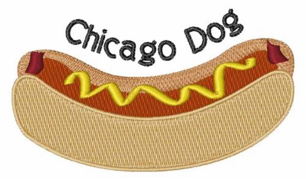 Picture of Chicago Dog Machine Embroidery Design