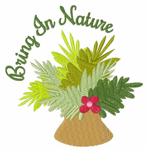 Bring In Nature Machine Embroidery Design