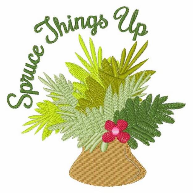 Picture of Spruce Things Up Machine Embroidery Design