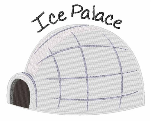 Ice Palace Machine Embroidery Design